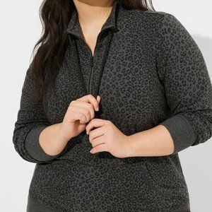 Torrid 5x Half-zip Fleece Sweater
